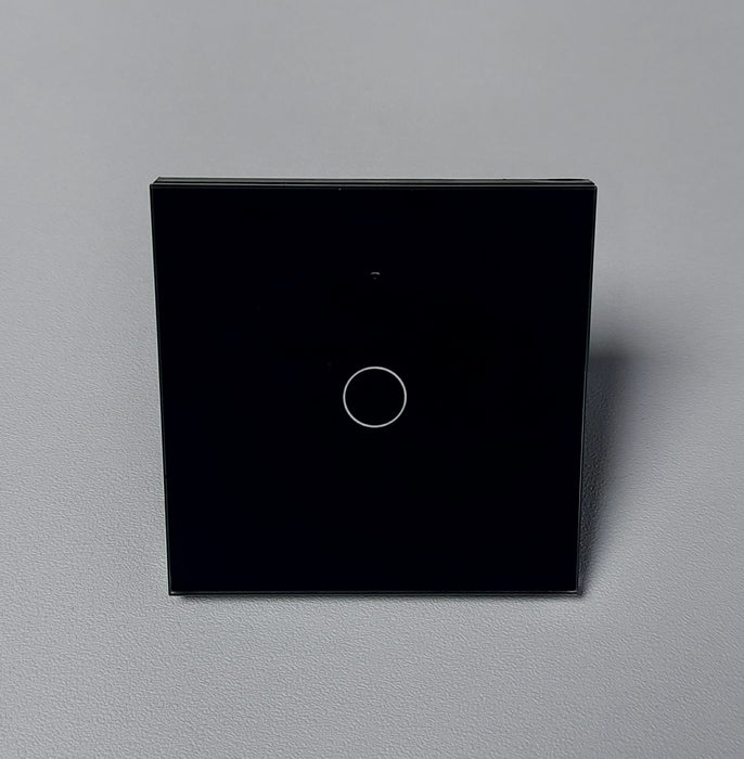 Smart WiFi Light Switch 1 Gang 1 Way – Glass Touch Panel, Alexa & App Control