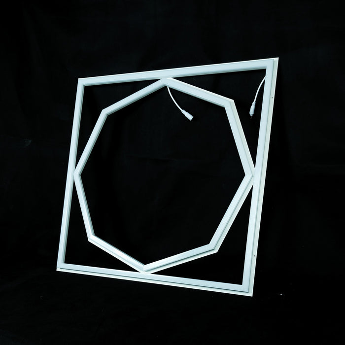 64W LED Panel – OctaTilt, 600x600, Dual Driver, 6000K