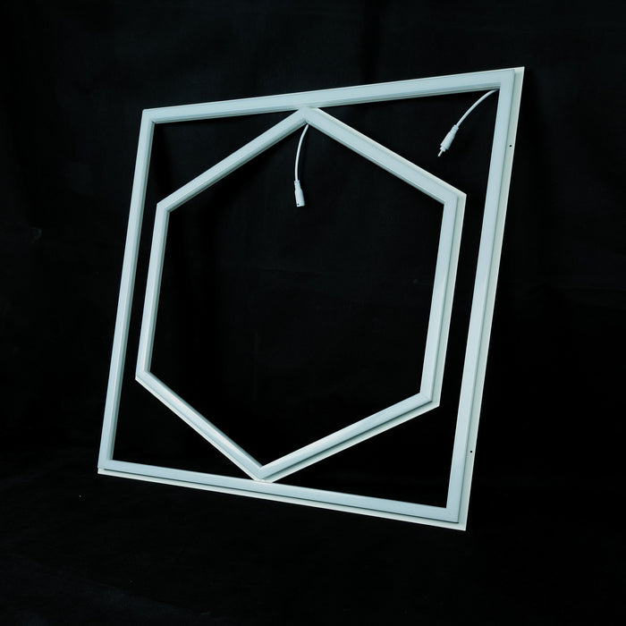 64W LED Panel – Dinar Shape, 600x600, Dual Driver, 6000K