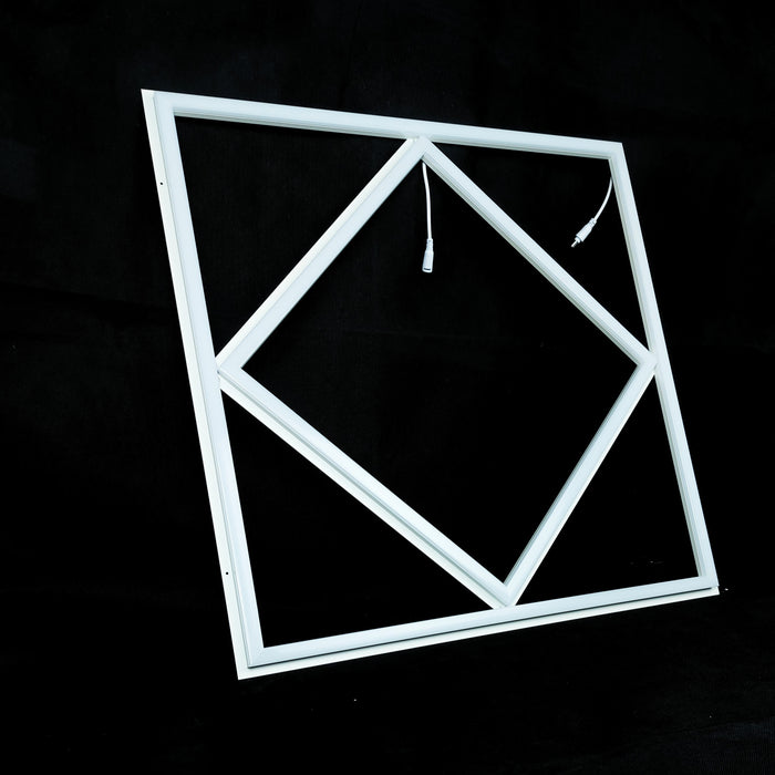 64W LED Panel – Diamond Shape, 600x600, Dual Driver, 6000K
