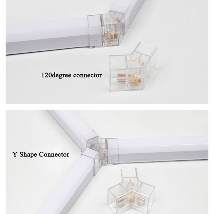 BrittLite Hexagon LED Lighting System – Modular 14-Panel Ceiling Light Grid (4860x2440mm)