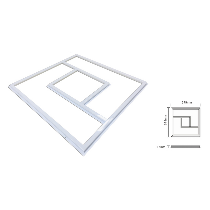 64W LED Panel – Versa CE Series, 600x600, Dual Drivers, 6000K