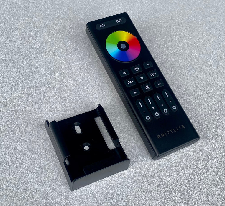 Brittlite 4-Zone RGB+CCT LED Remote – 2.4GHz Wireless Control