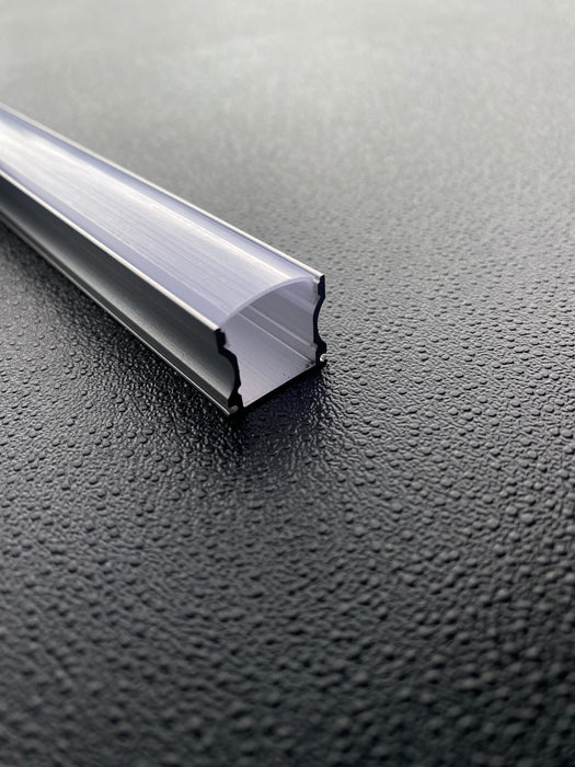 Deep LED Aluminium Profile – 12.6mm Inner Width, 2M Surface Channel