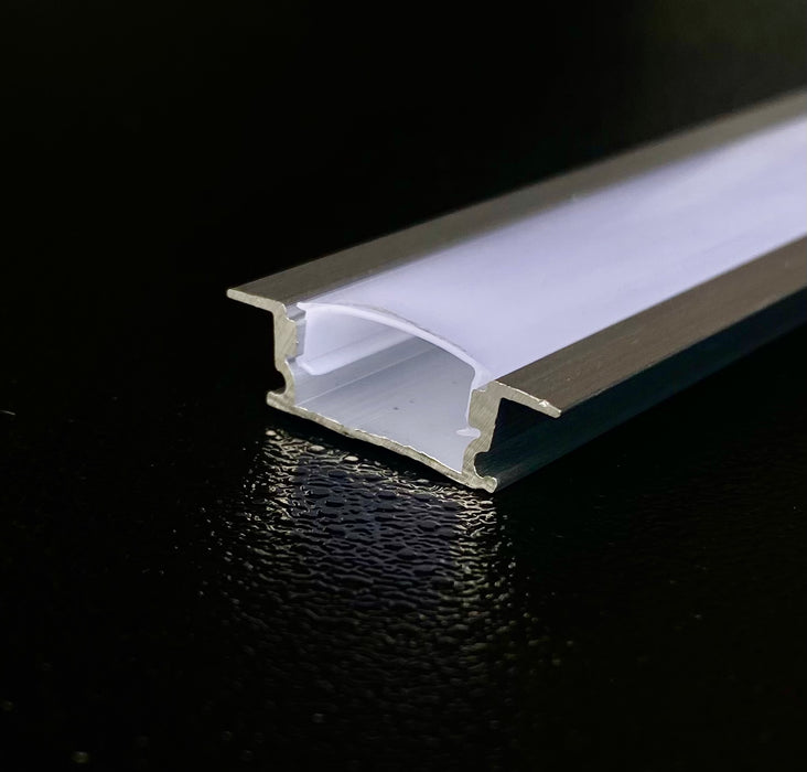 LED Aluminium Lip Profile Channel – 12.2mm Inner Width, 2 Meters Lenght
