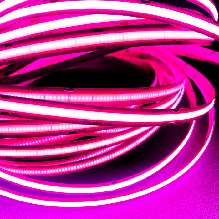 COB LED Strip Pink 528 LED/m 14W/m