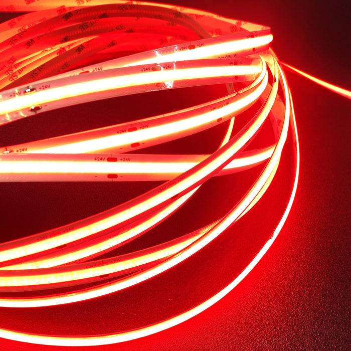 COB LED Strip Red 528 LED/m 14W/m