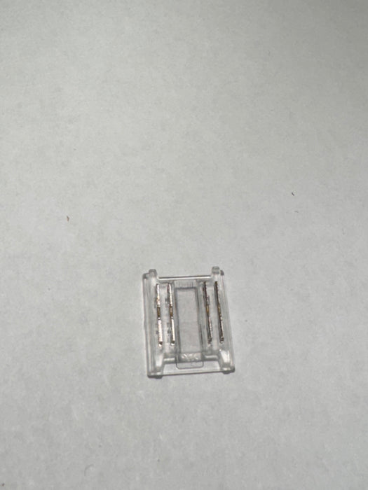 COB LED Strip-to-Strip Connector, 4-Pin for RGB Strips, 10mm Width, Single Use