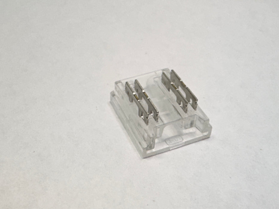 COB LED Strip-to-Strip Connector, 4-Pin for RGB Strips, 10mm Width, Single Use