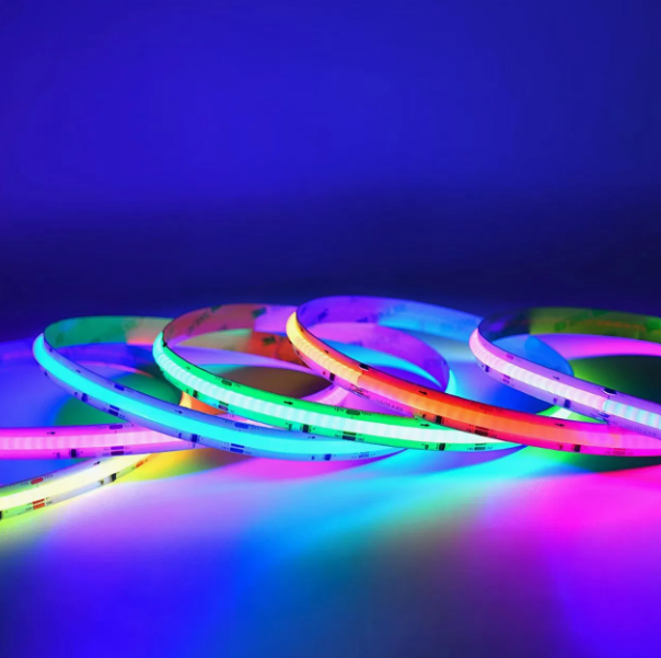 RGBIC COB LED Strip, 24V 576 LEDs/m Smart COB LED Strip Light Addressable Multicolor for TV,Bedroom,Party DIY Decoration