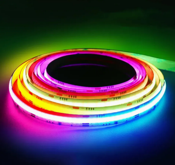RGBIC COB LED Strip, 24V 576 LEDs/m Smart COB LED Strip Light Addressable Multicolor for TV,Bedroom,Party DIY Decoration