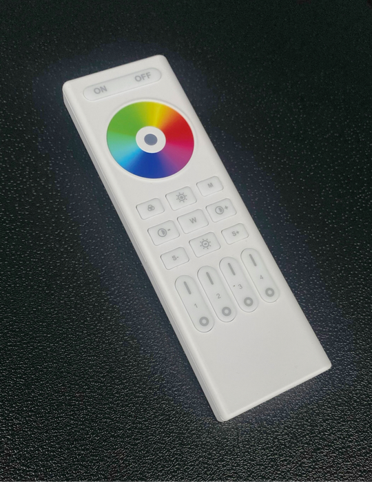 Brittlite 4-Zone RGB+CCT LED Remote – 2.4GHz Wireless Control